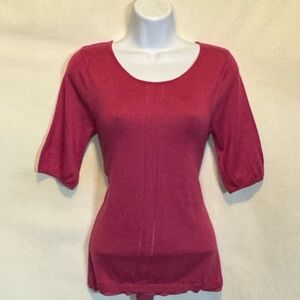 F-66 Gap Pink Short Sleeve Pullover Sweater Size‎ XS